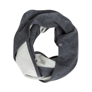 Ibex Merino Infinity Scarf Gray Minimalist Winter Outdoor-13x60”